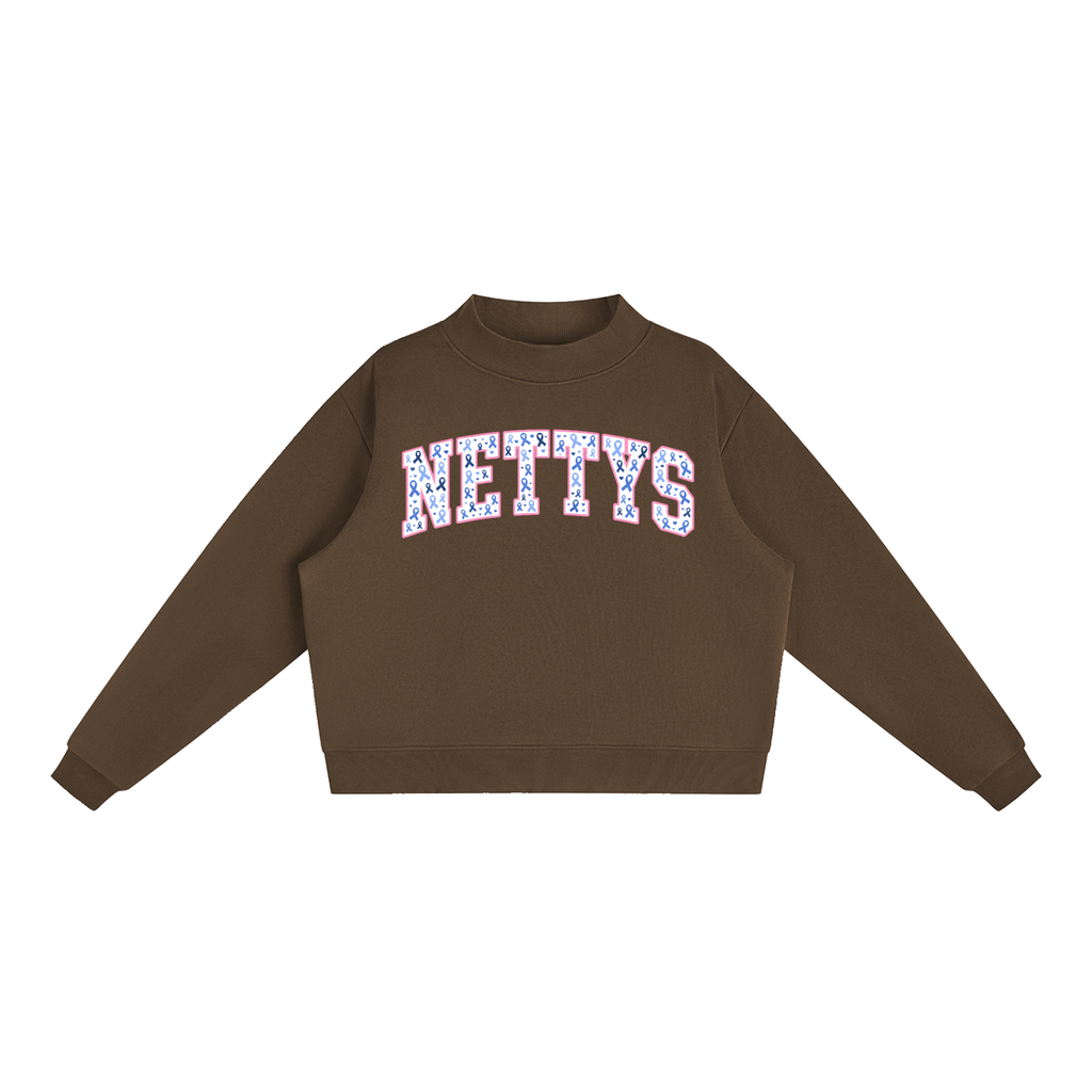 NETTYS Fight Fleece Mock-Neck