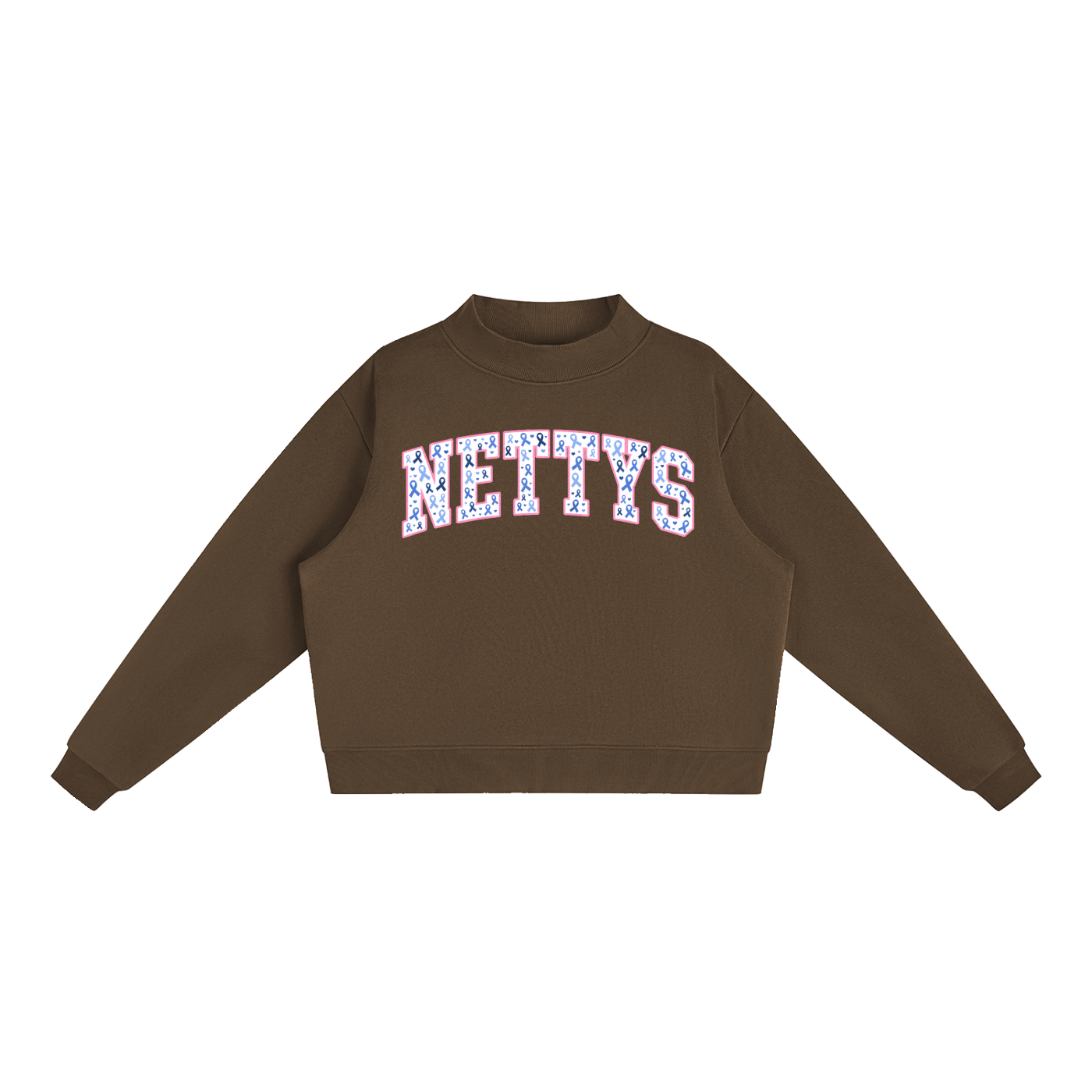 NETTYS Fight Fleece Mock-Neck