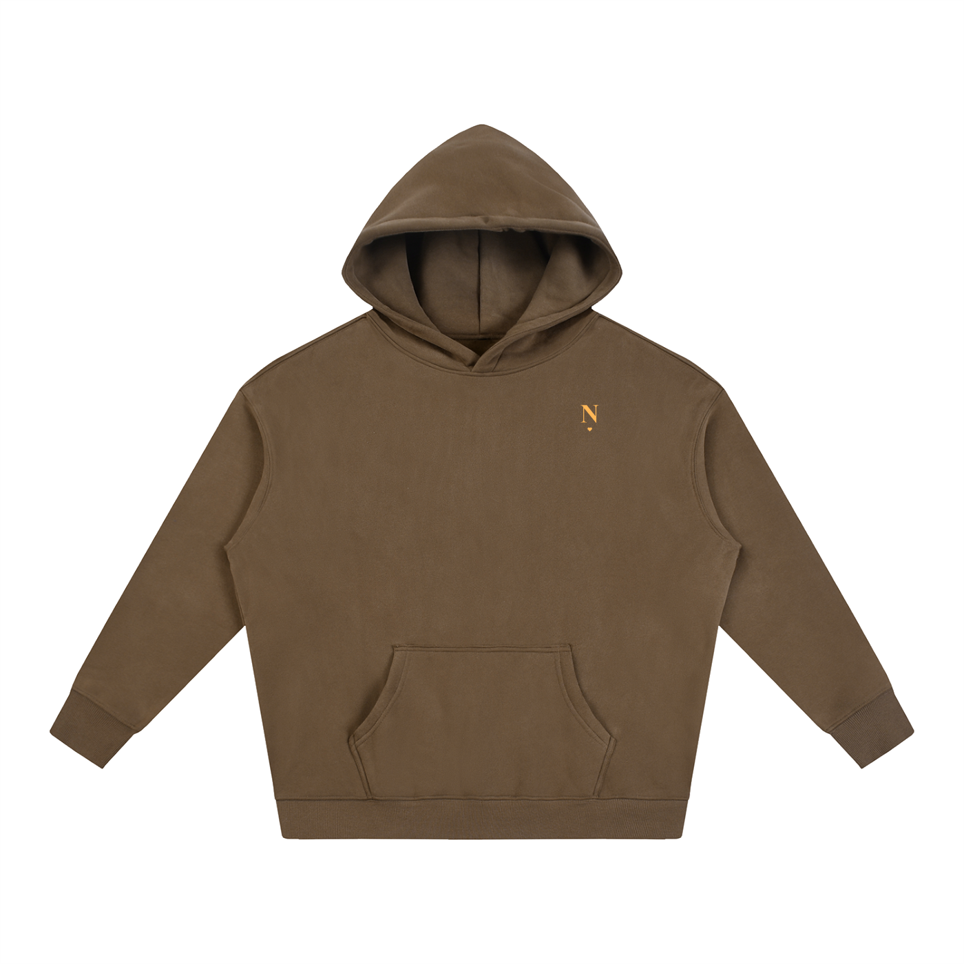 NETTYS Pumpkin Oversize Fleeced Hoodie