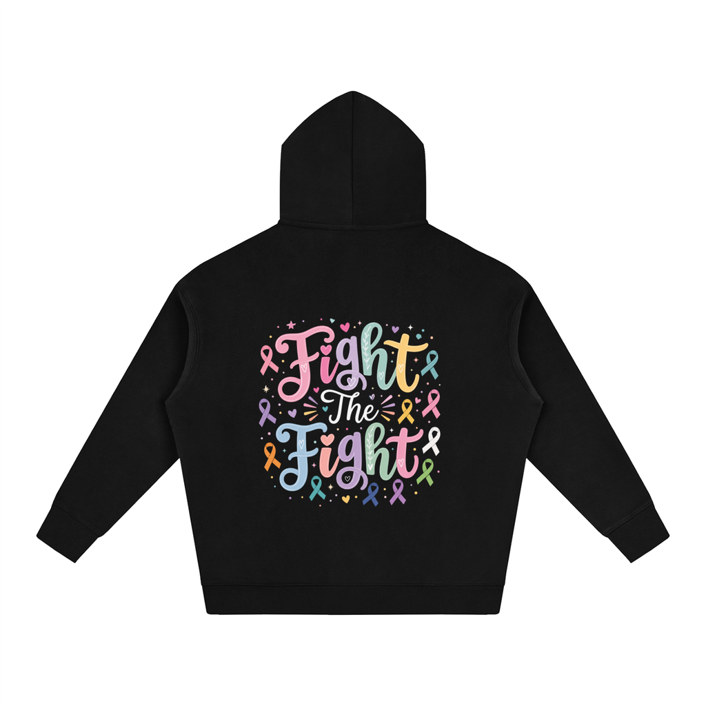 Nettys Fight The Fight Oversize Fleeced Hoodie