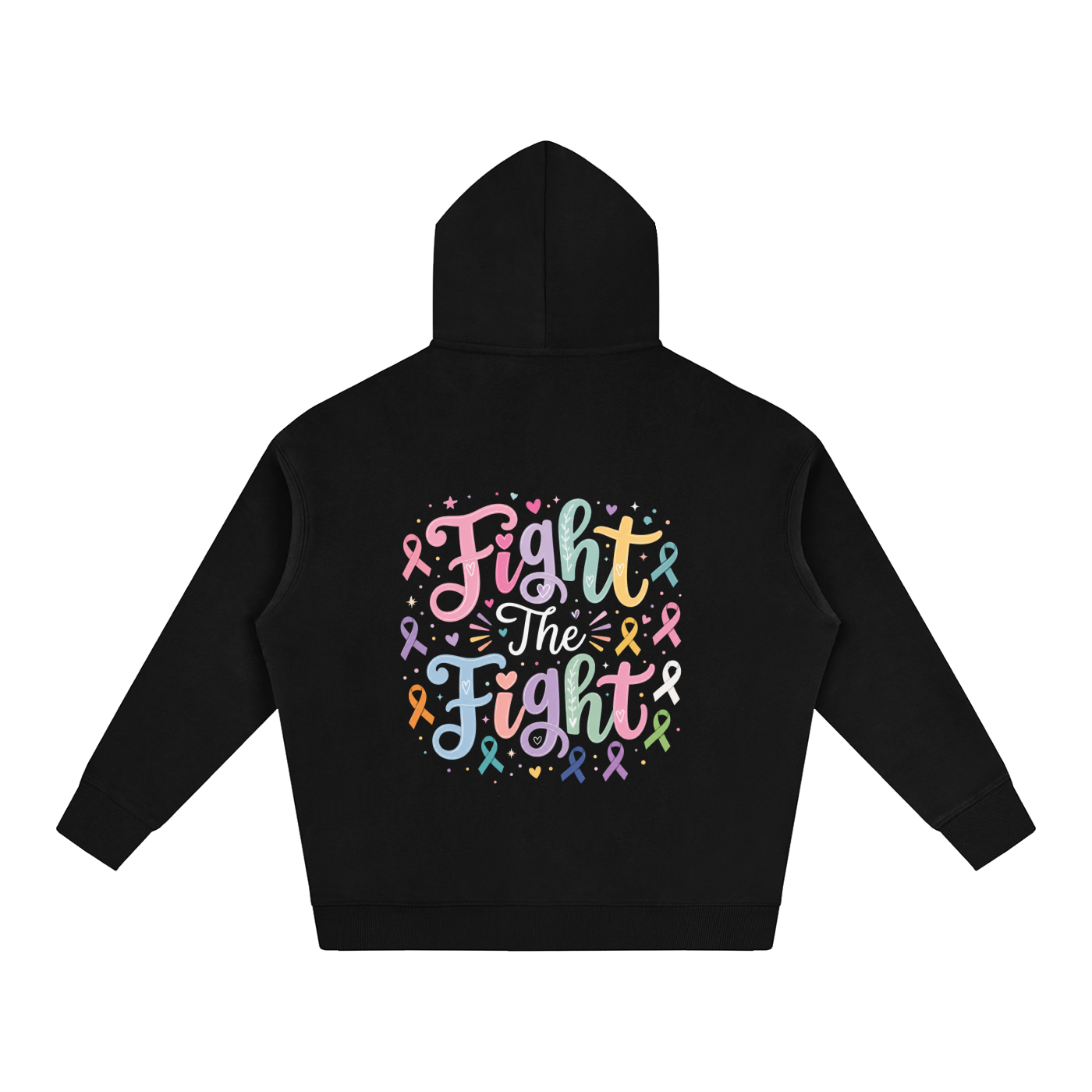Nettys Fight The Fight Oversize Fleeced Hoodie