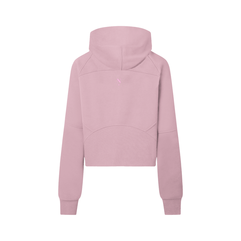NETTYS Cropped Half-Zip Hoodie