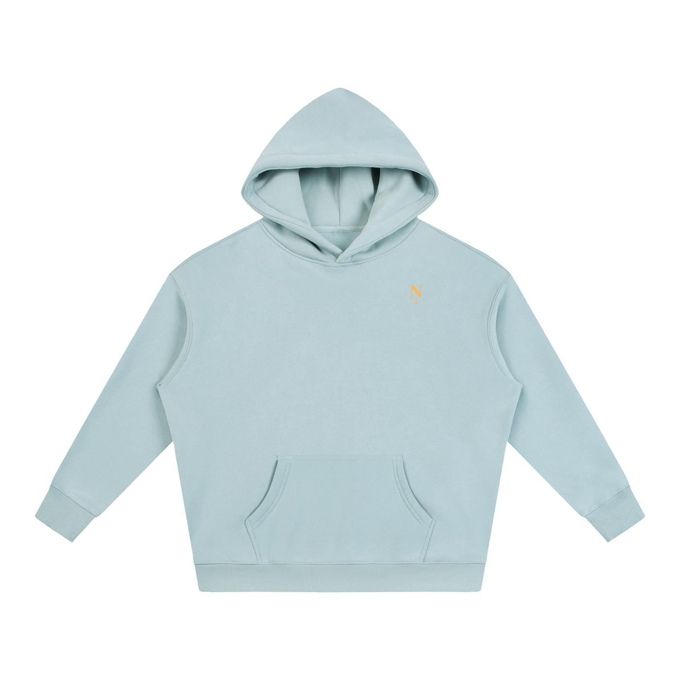 NETTYS Pumpkin Oversize Fleeced Hoodie