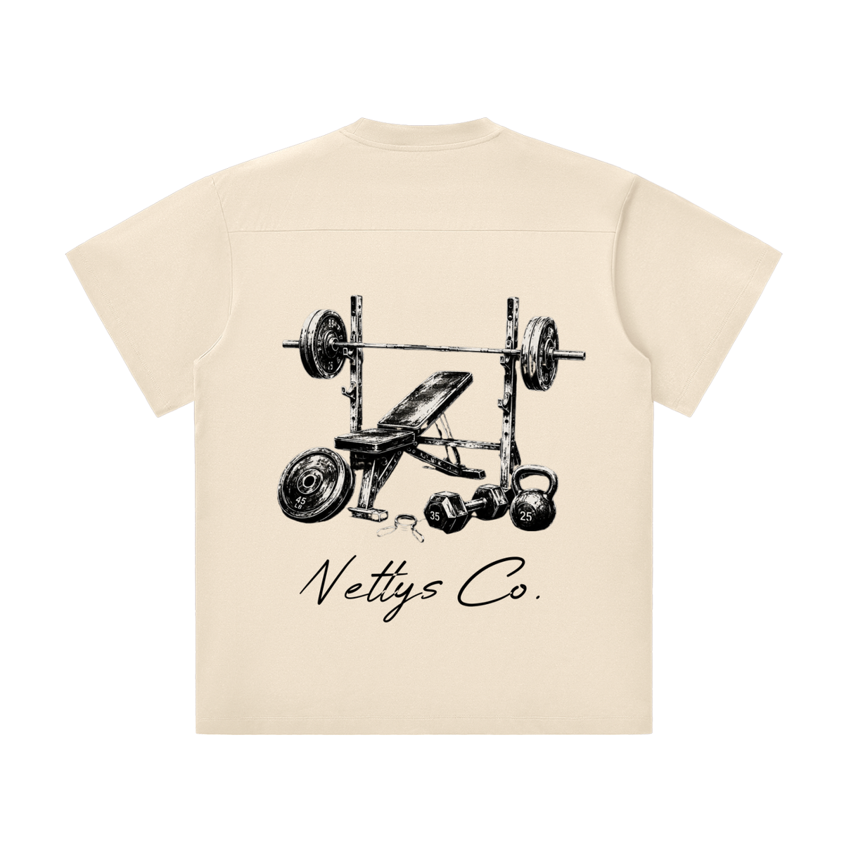 Mens Lifting Lightweight Oversized T-Shirt