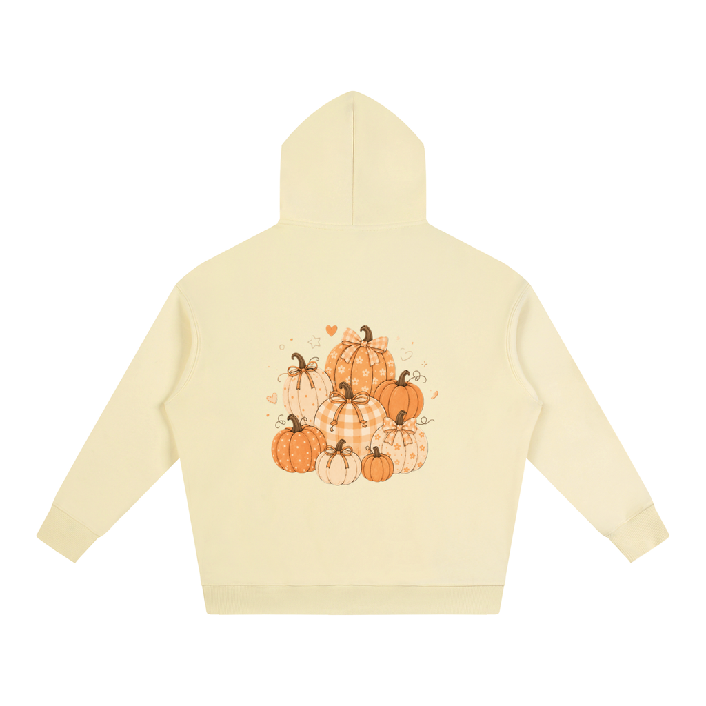 NETTYS Pumpkin Oversize Fleeced Hoodie