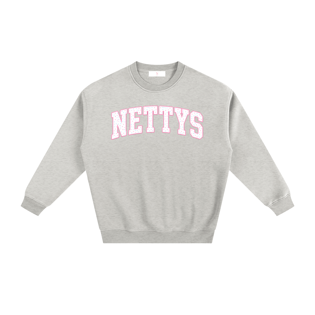 Nettys Polka Dot Fleeced Sweatshirt