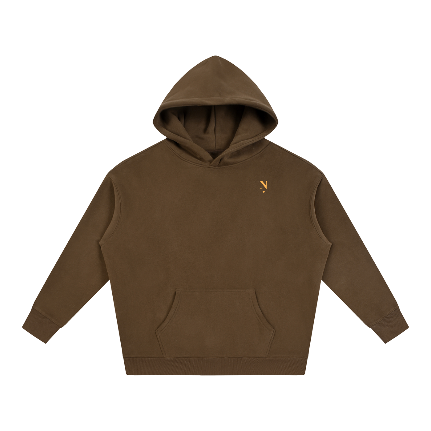 NETTYS Pumpkin Oversize Fleeced Hoodie