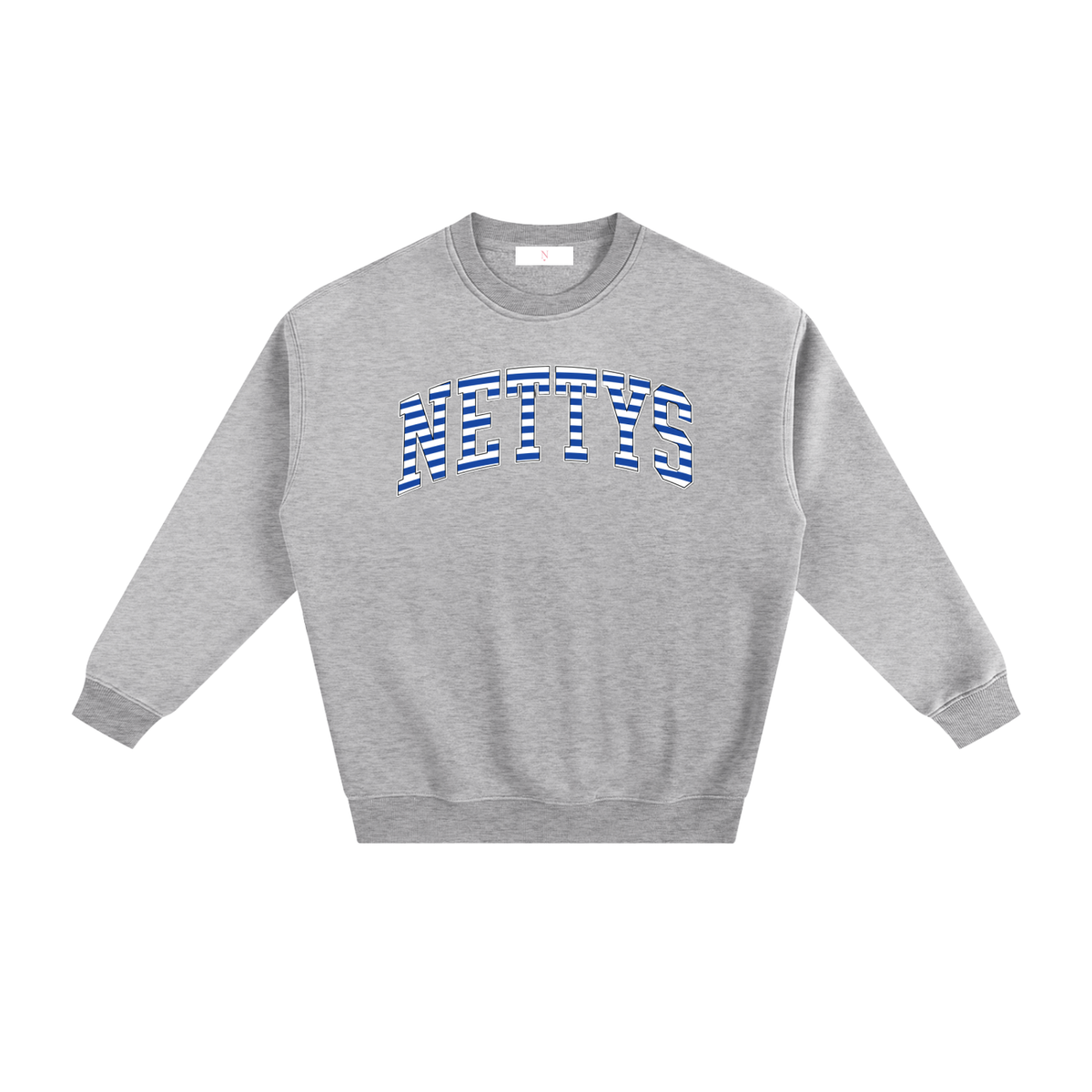 Nettys Striped Fleeced Sweatshirt