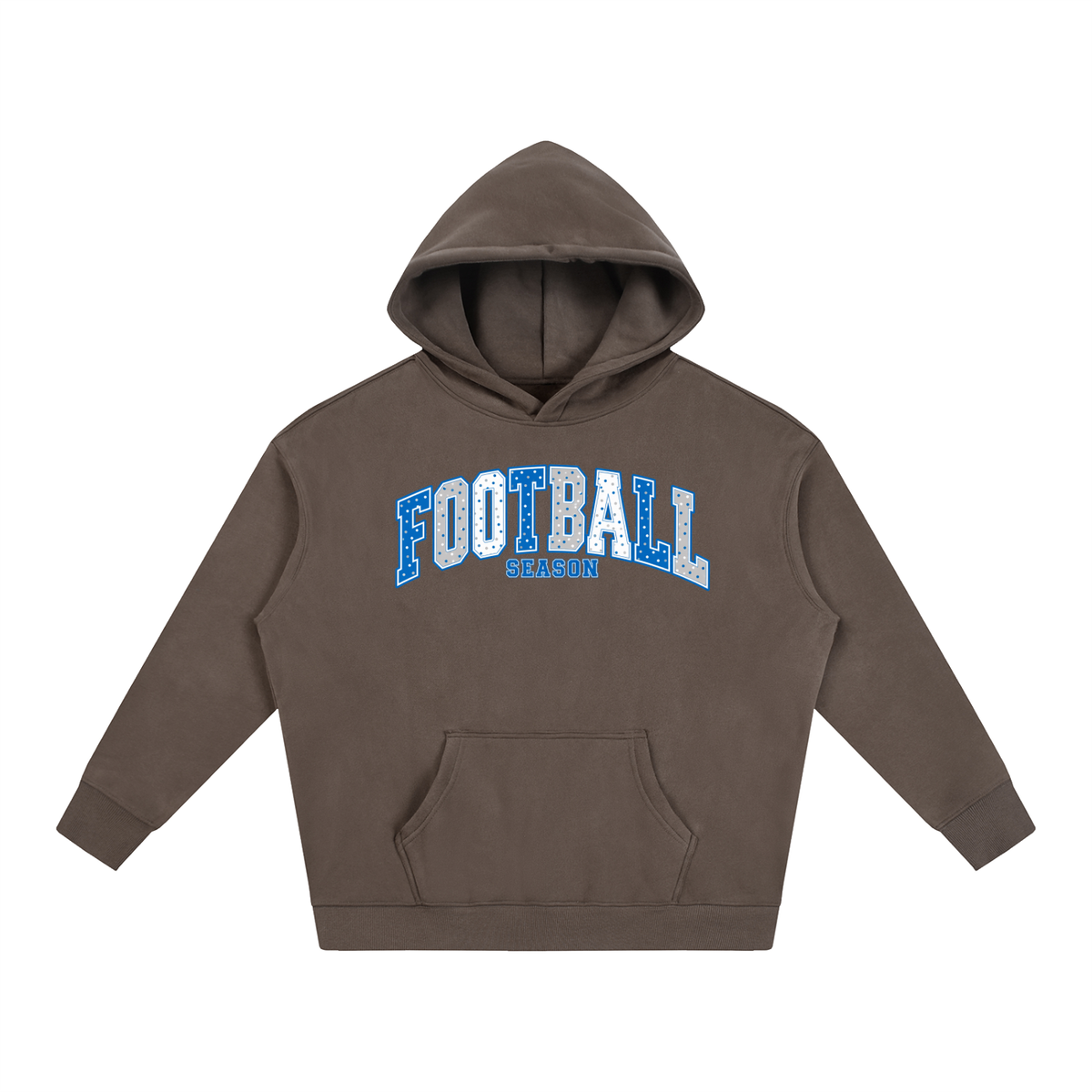 Nettys Football Oversize Fleeced Hoodie