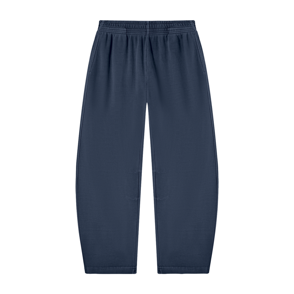 NETTYS Vintage Washed Barrel Leg Sweatpants