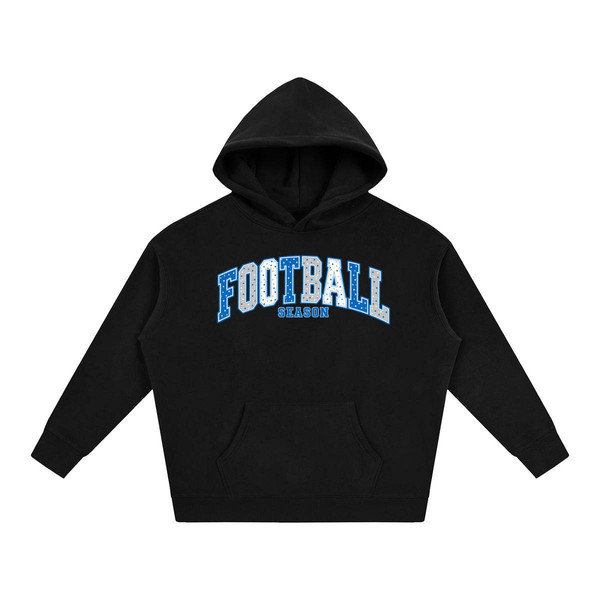 Nettys Football Oversize Fleeced Hoodie