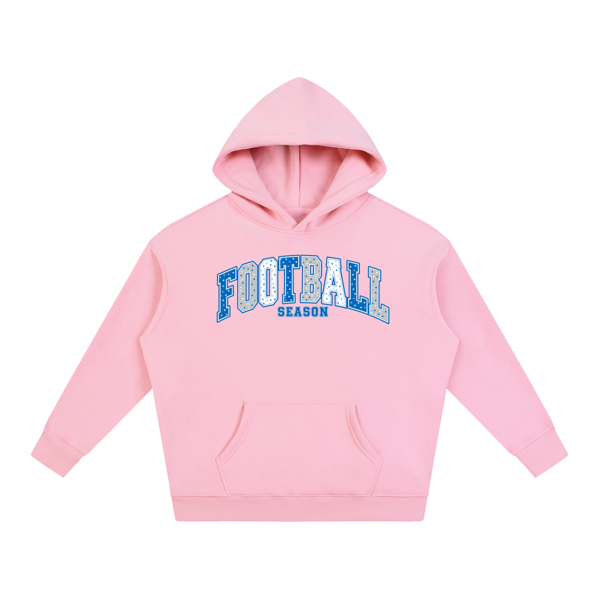 Nettys Football Oversize Fleeced Hoodie