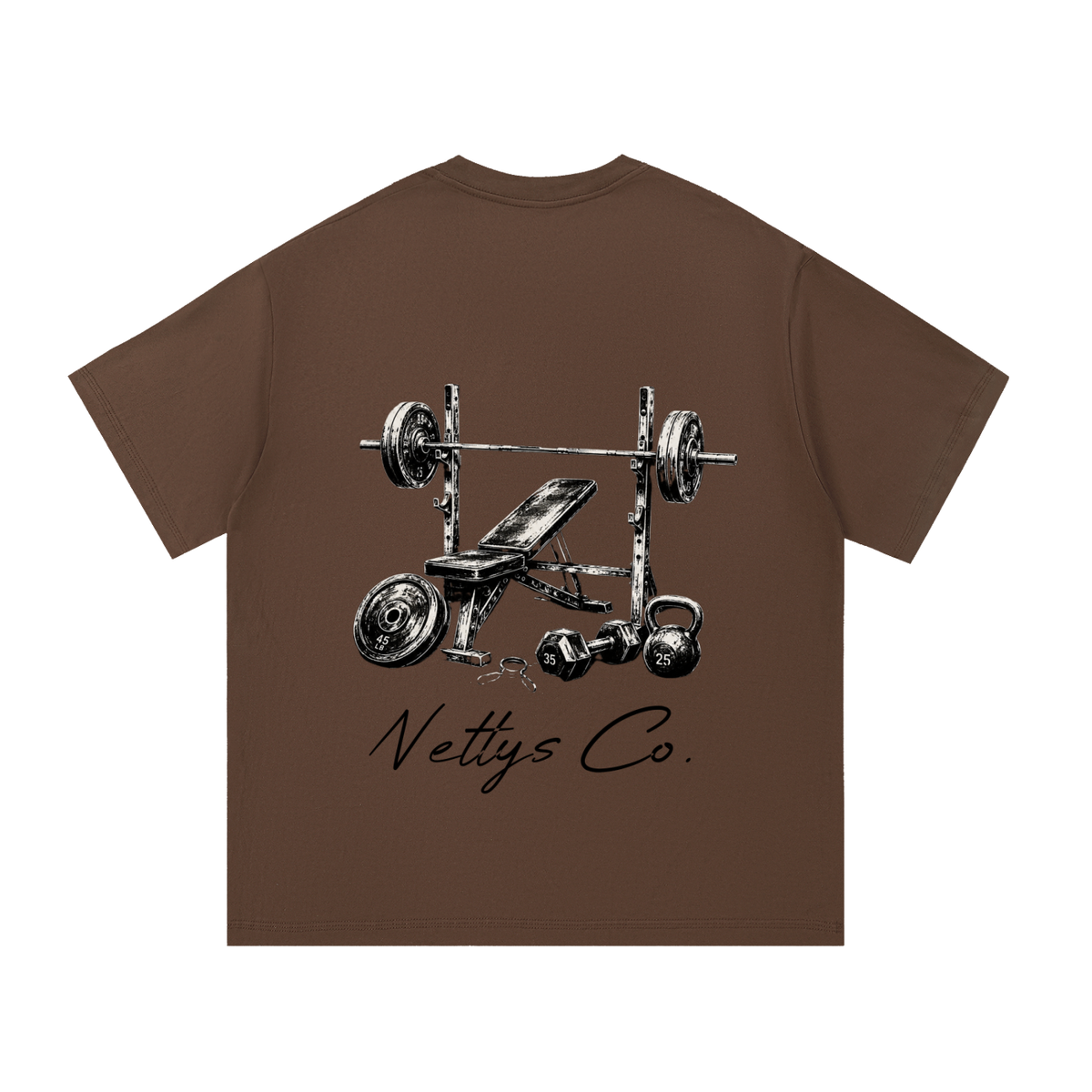 Nettys Mens Lifting T-Shirt