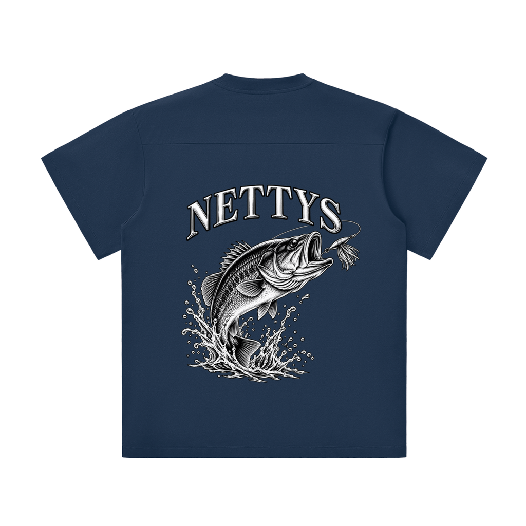 Mens Fish Lightweight Oversized T-Shirt