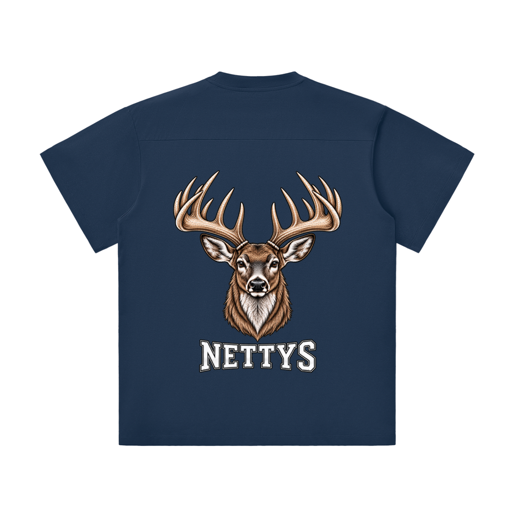 Mens Deer Lightweight Oversized T-Shirt
