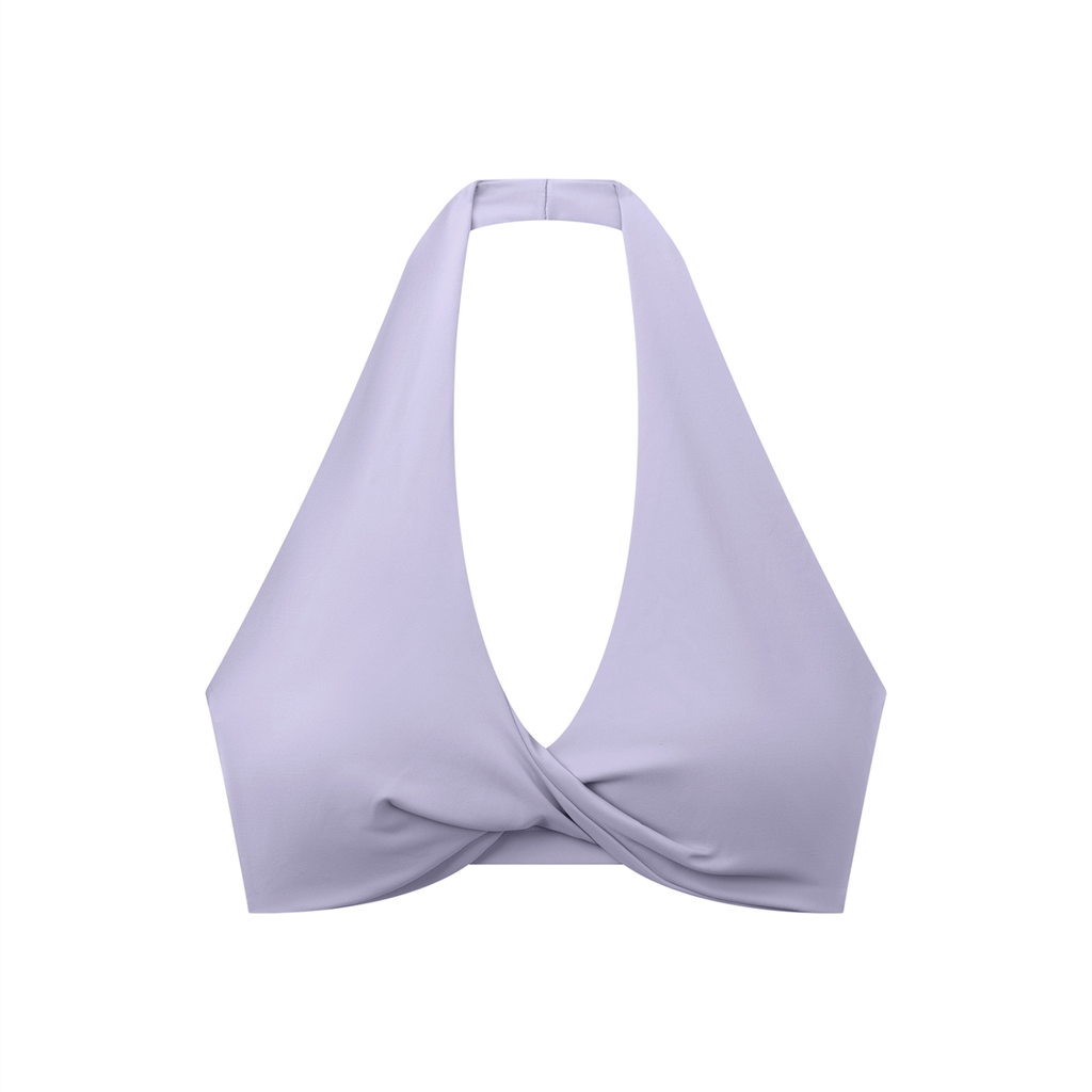 NETTYS Pleated Halter Sports Bra