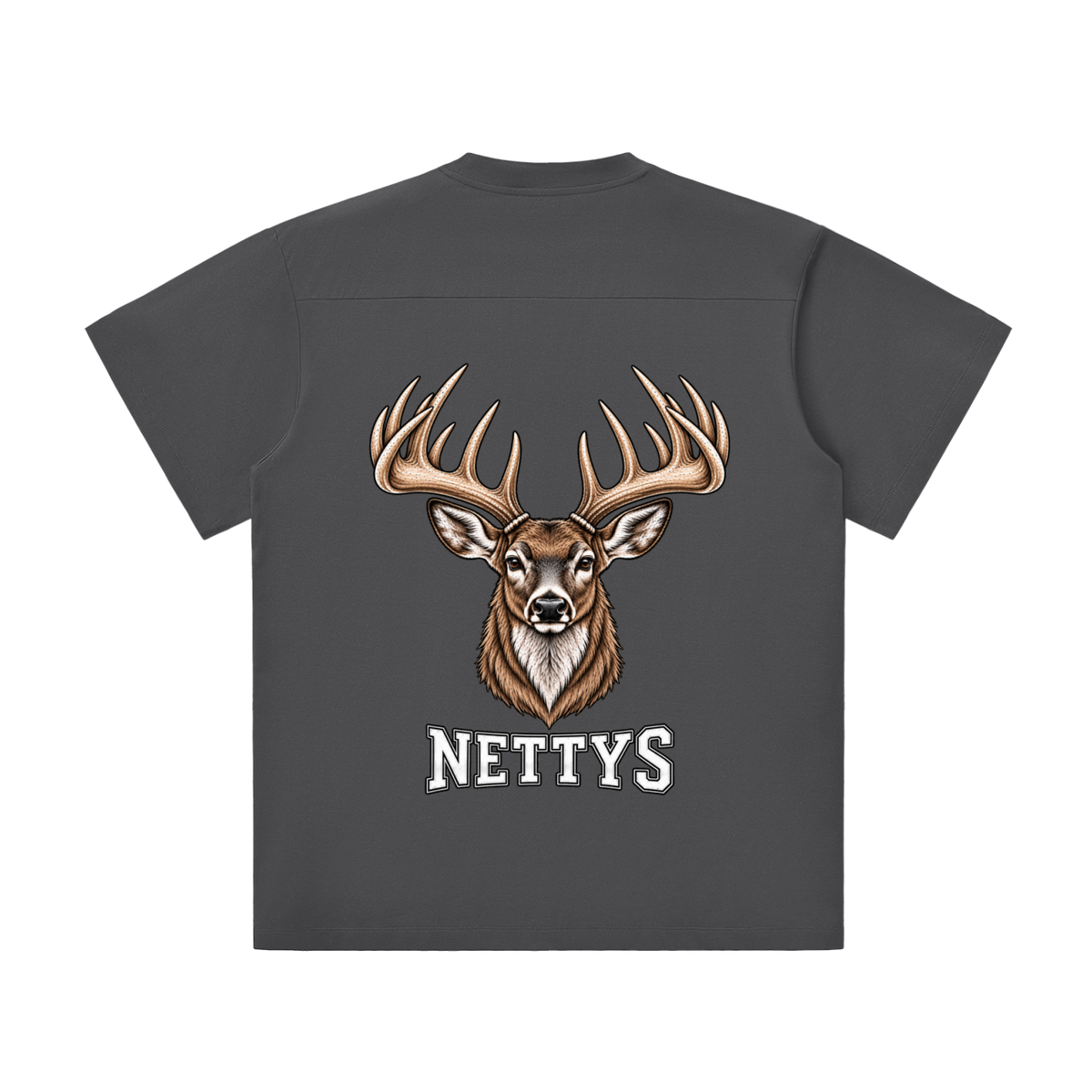 Mens Deer Lightweight Oversized T-Shirt