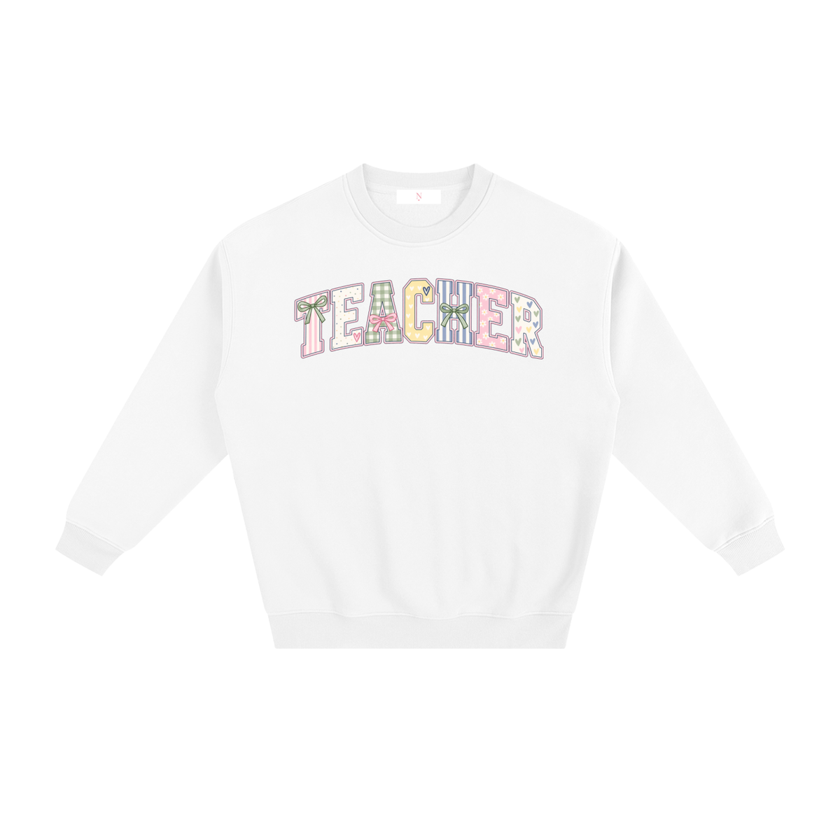 Nettys Teacher Fleeced Sweatshirt