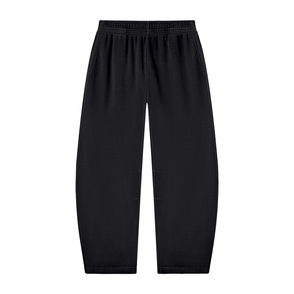 NETTYS Vintage Washed Barrel Leg Sweatpants