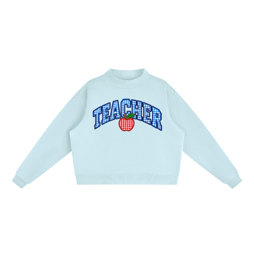 Nettys Teacher Fleece Mock-Neck
