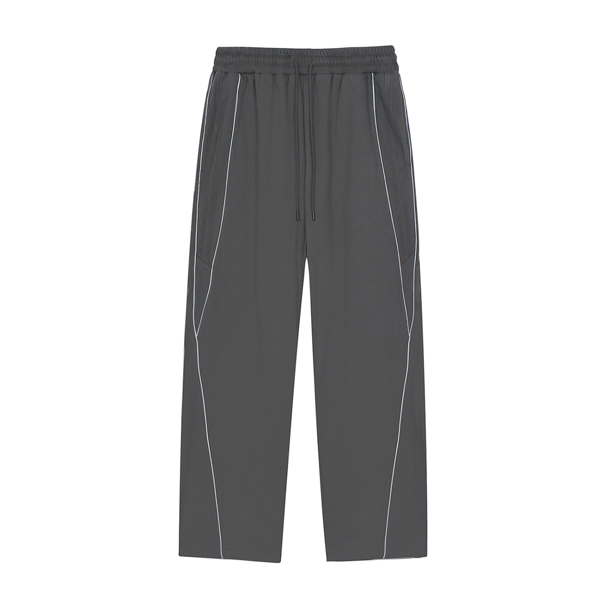 Nettys Reflection Striped Straight-Leg Sweatpants