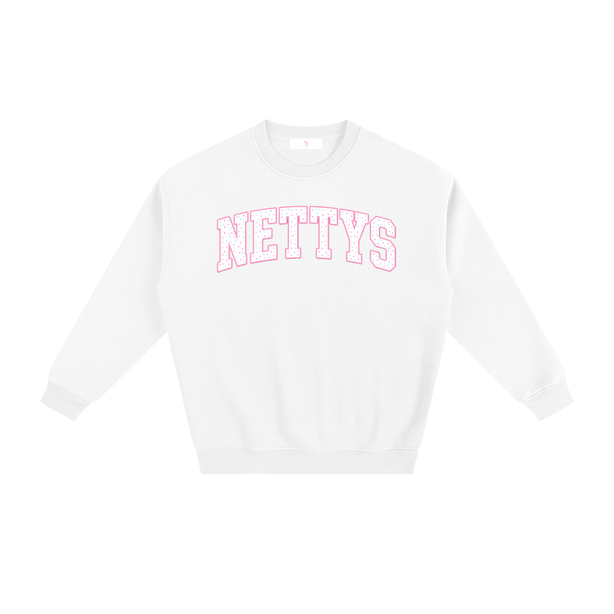 Nettys Polka Dot Fleeced Sweatshirt