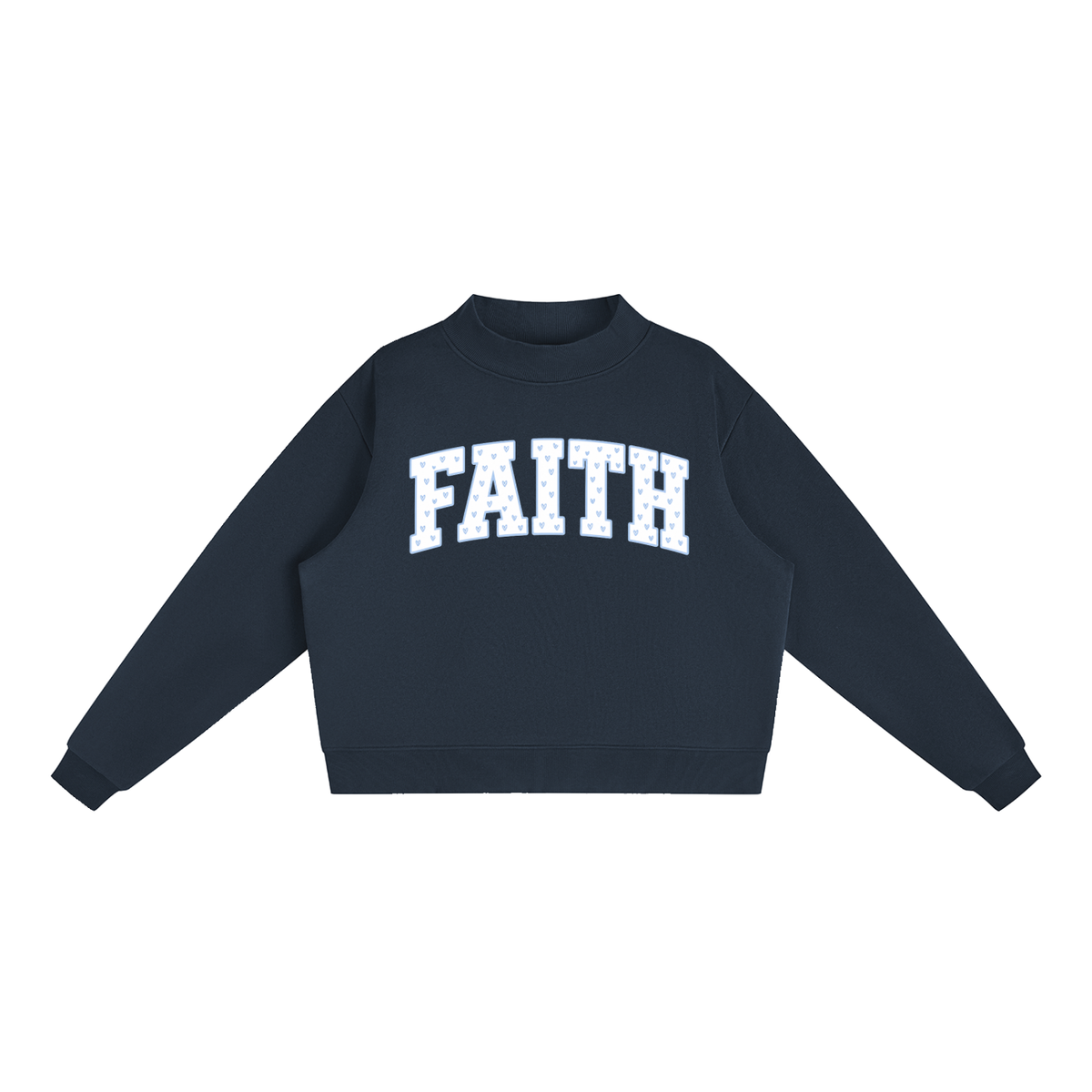 Nettys Faith Fleece Mock-Neck