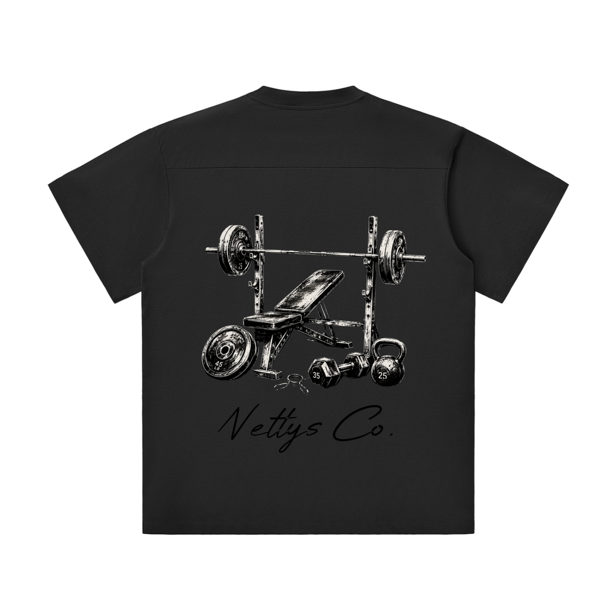 Mens Lifting Lightweight Oversized T-Shirt