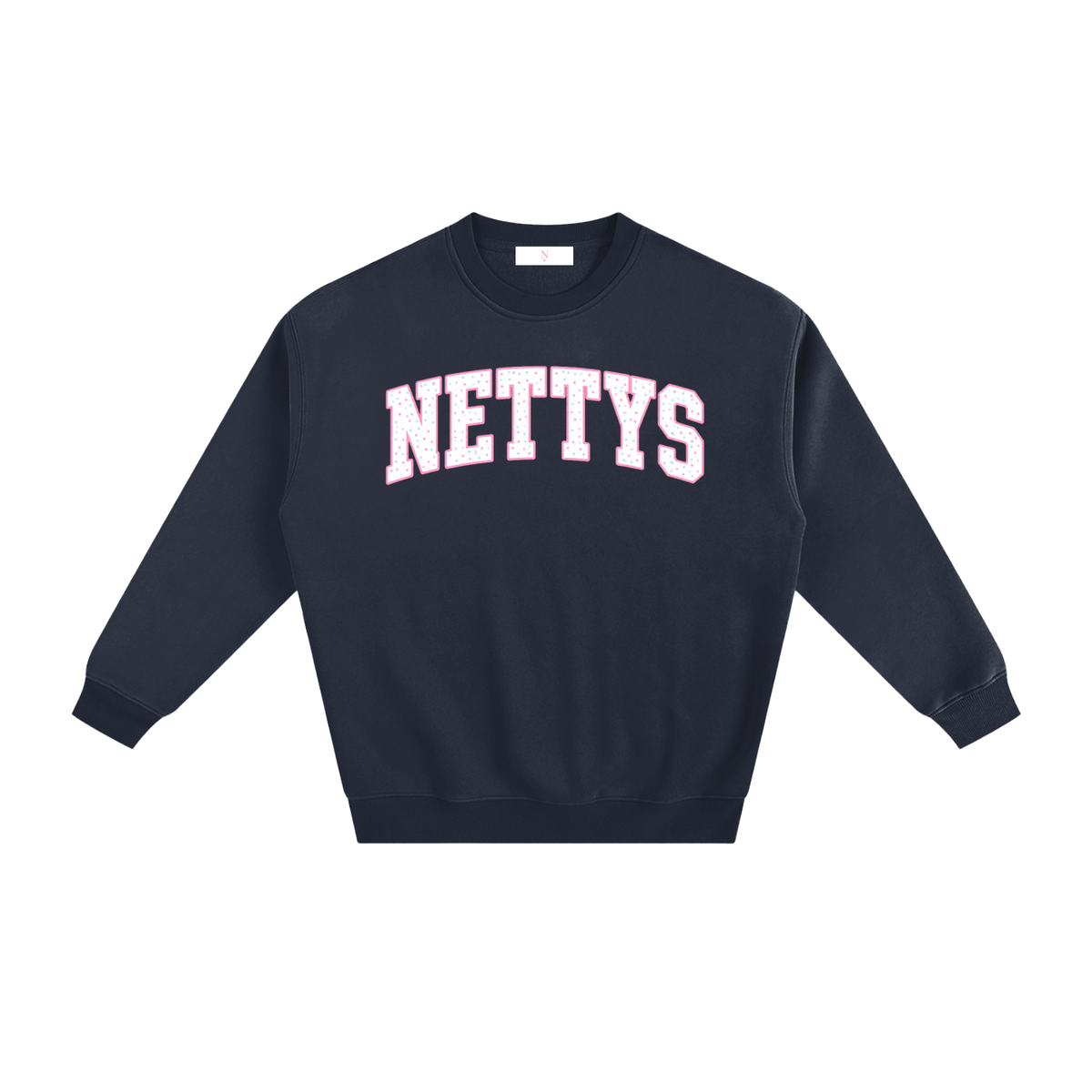 Nettys Polka Dot Fleeced Sweatshirt