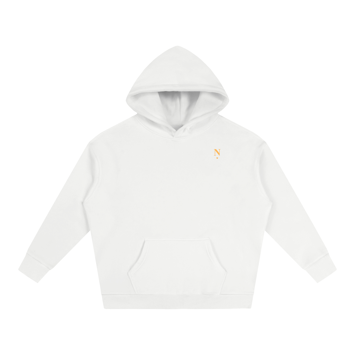 NETTYS Pumpkin Oversize Fleeced Hoodie