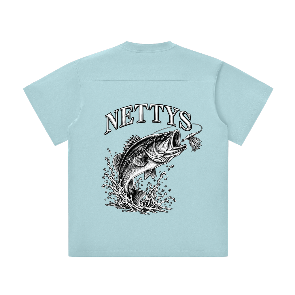 Mens Fish Lightweight Oversized T-Shirt