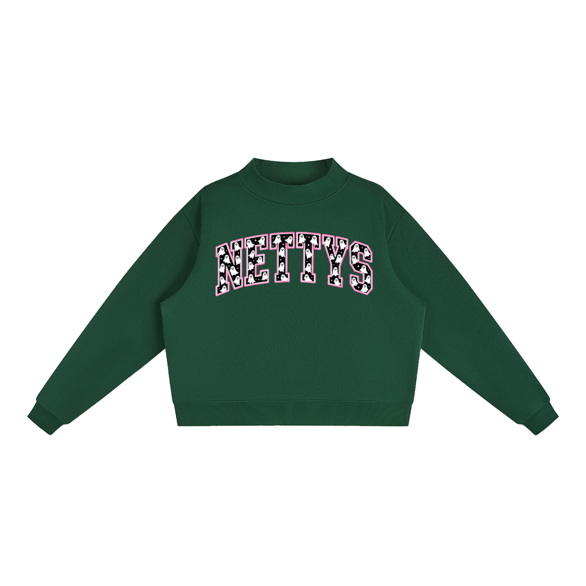 Nettys Ghost Fleece Mock-Neck