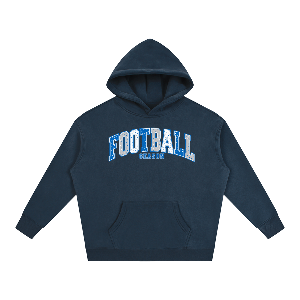 Nettys Football Oversize Fleeced Hoodie