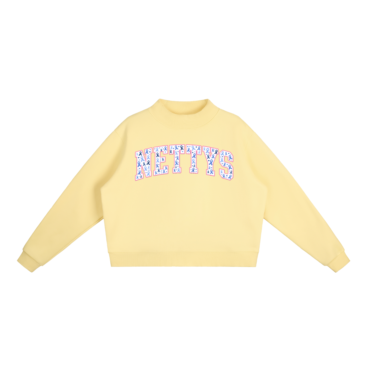 NETTYS Fight Fleece Mock-Neck