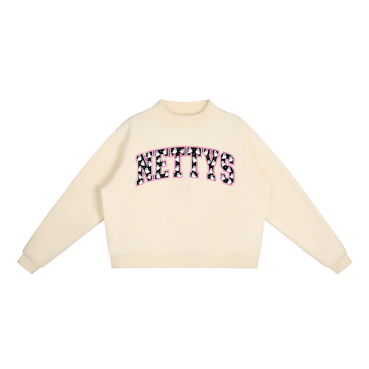 Nettys Ghost Fleece Mock-Neck