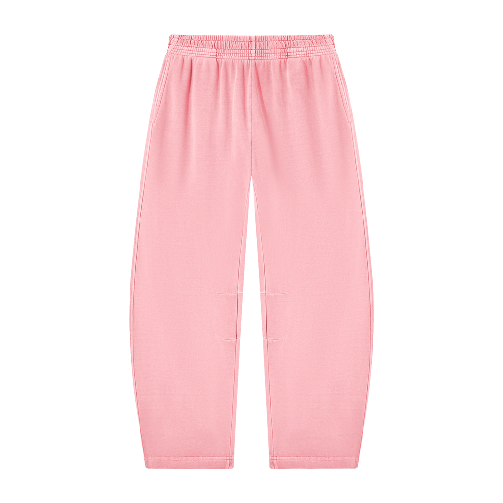 NETTYS Vintage Washed Barrel Leg Sweatpants