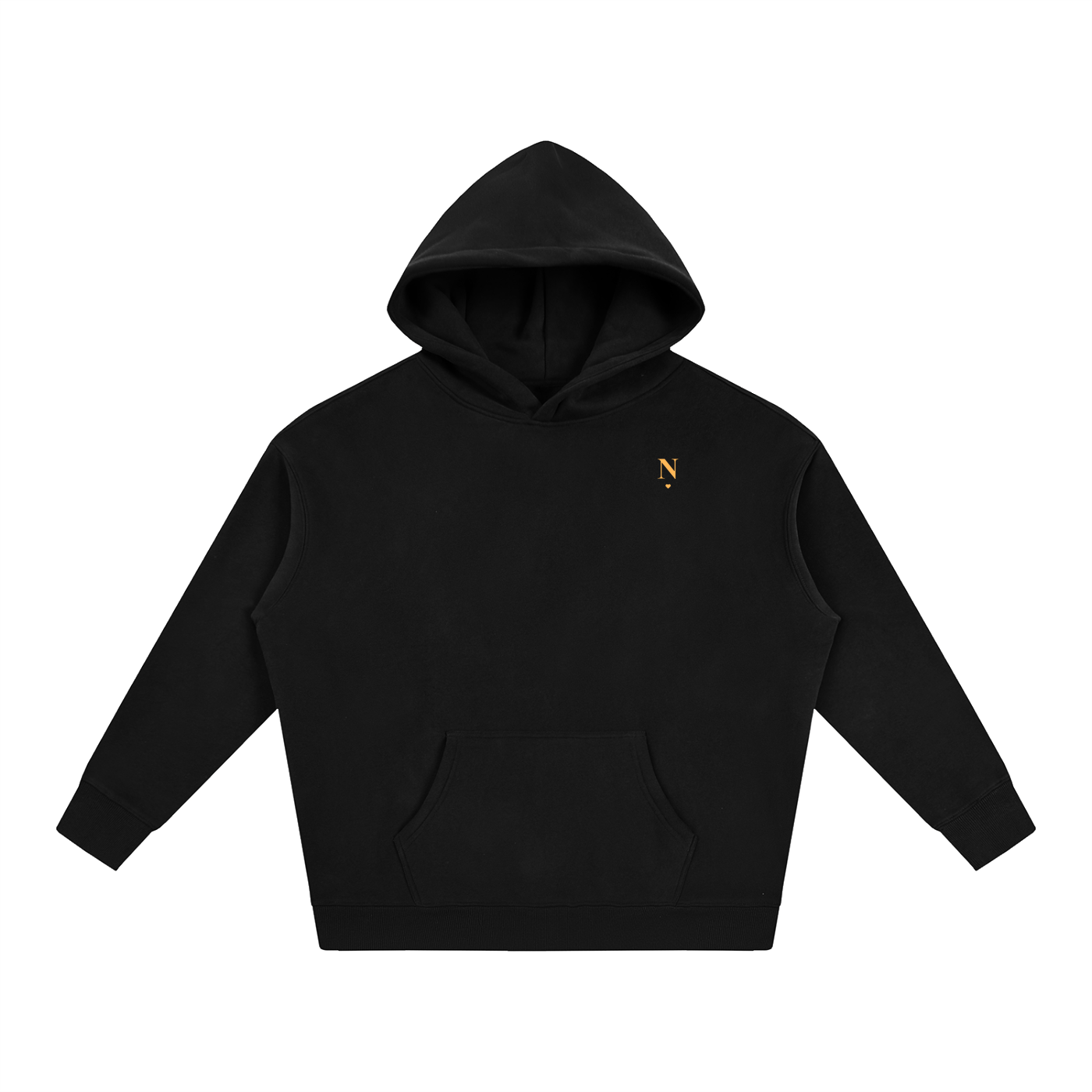 NETTYS Pumpkin Oversize Fleeced Hoodie