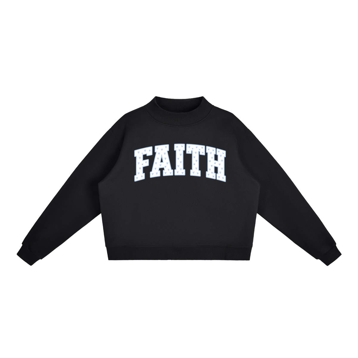 Nettys Faith Fleece Mock-Neck