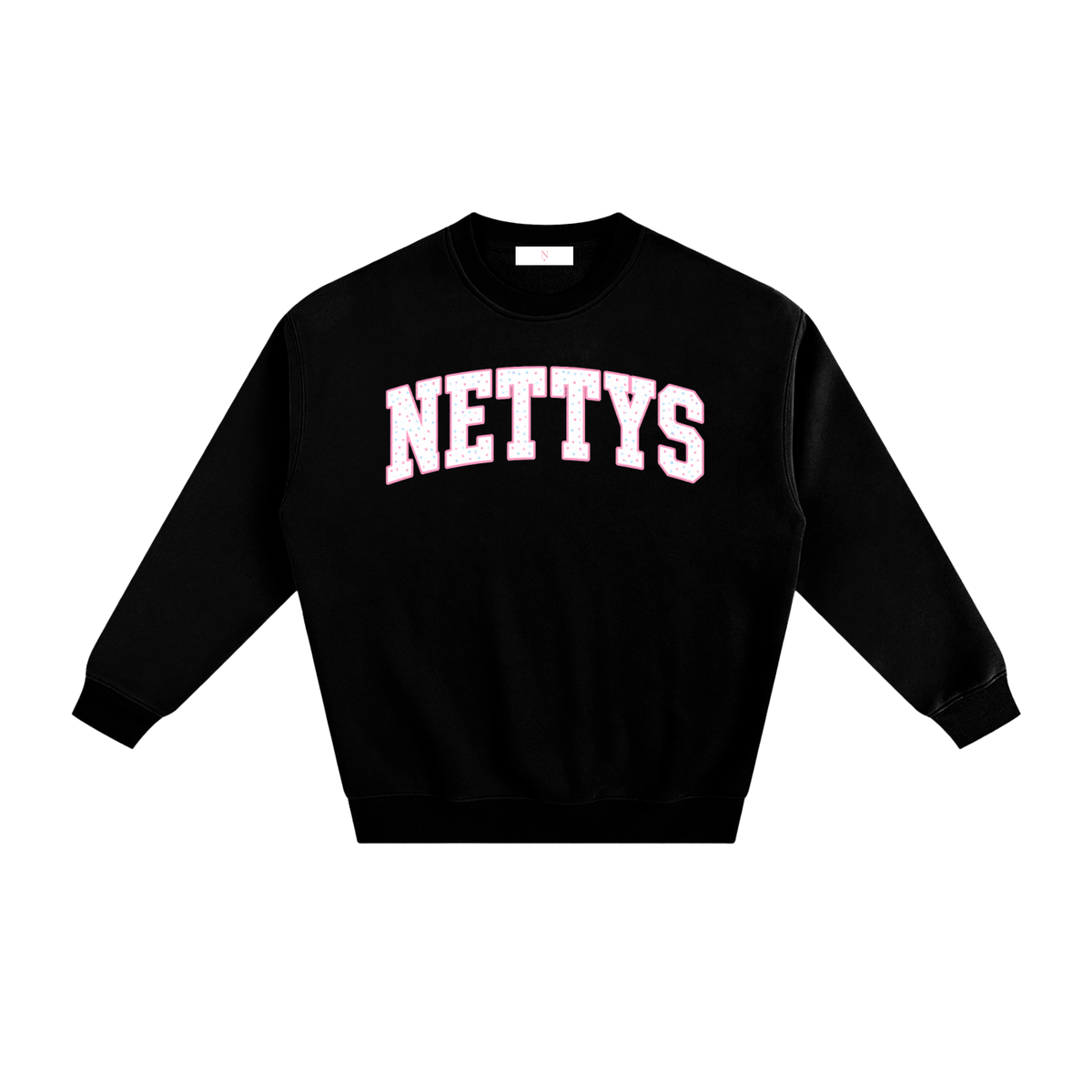 Nettys Polka Dot Fleeced Sweatshirt