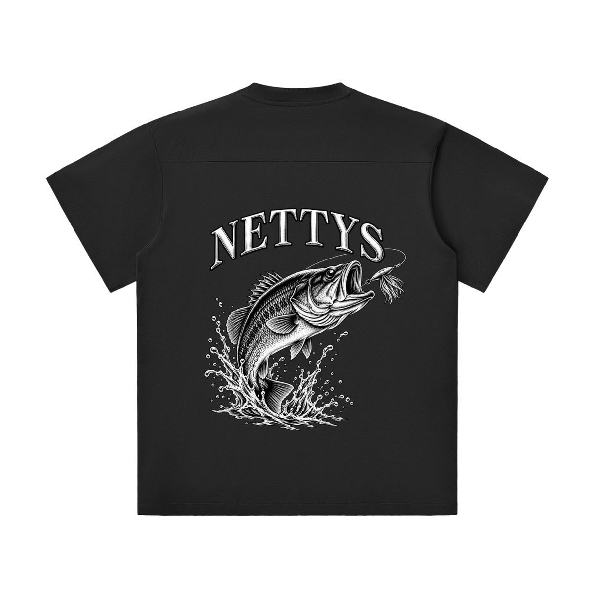 Mens Fish Lightweight Oversized T-Shirt