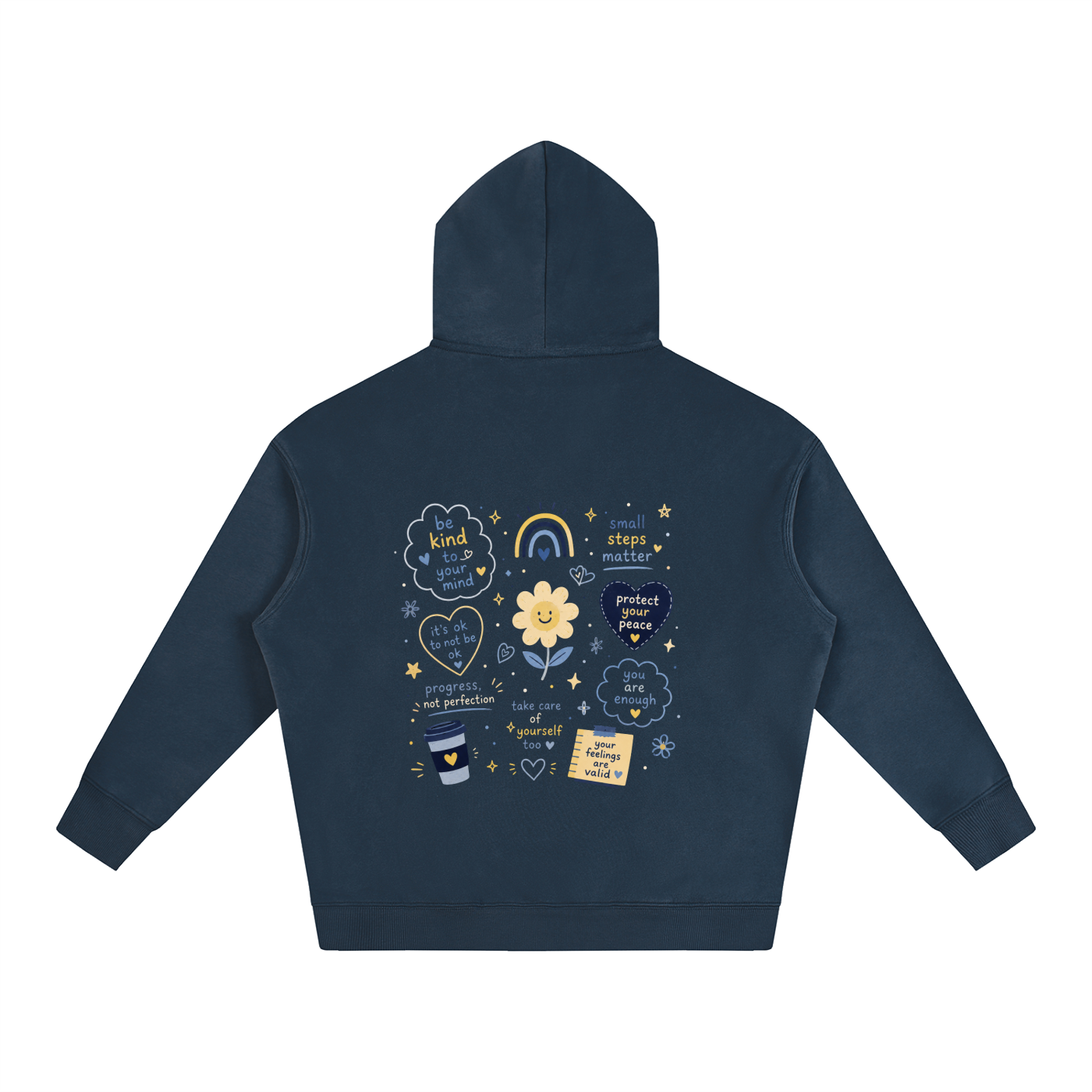 Nettys Mental Health Oversize Fleeced Hoodie