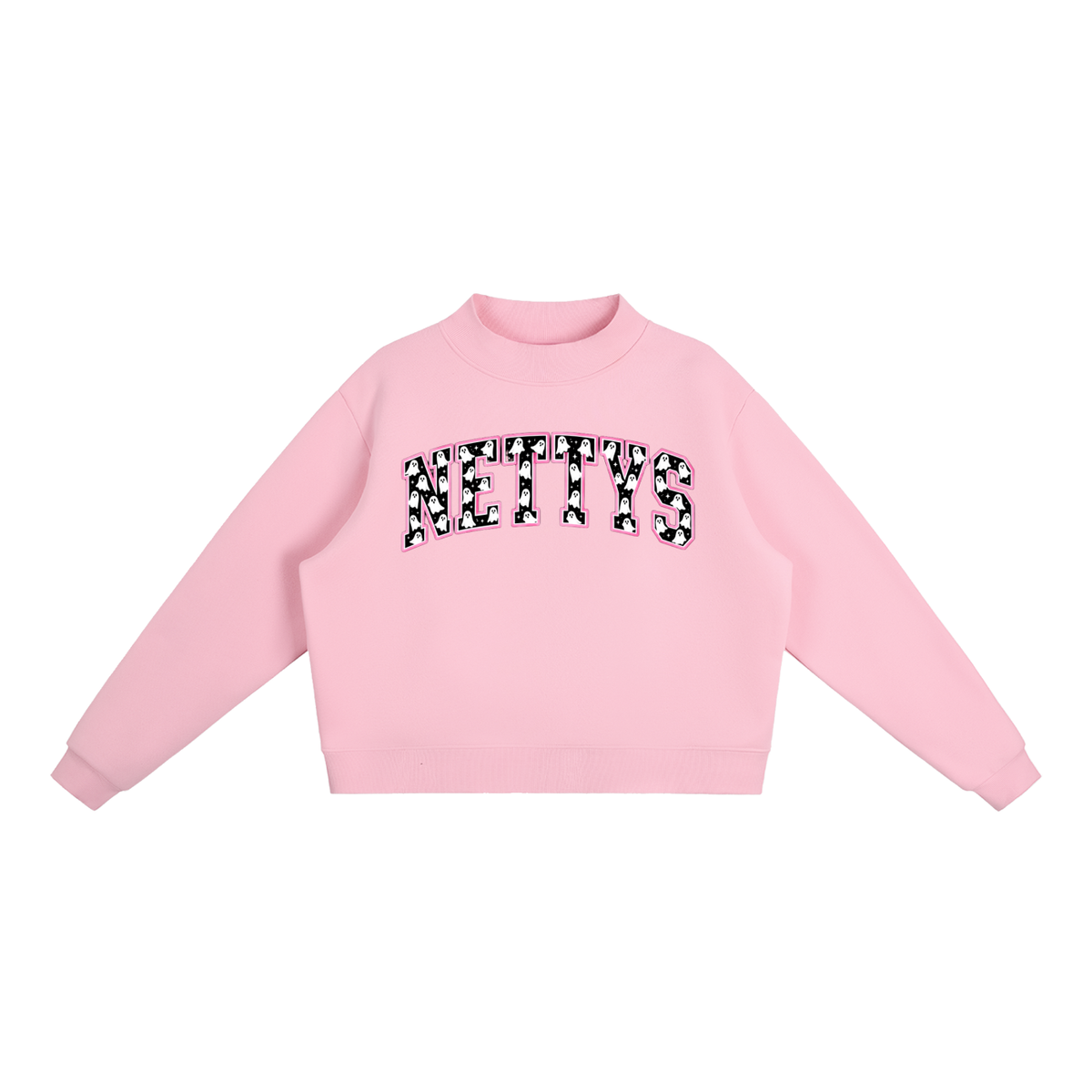 Nettys Ghost Fleece Mock-Neck