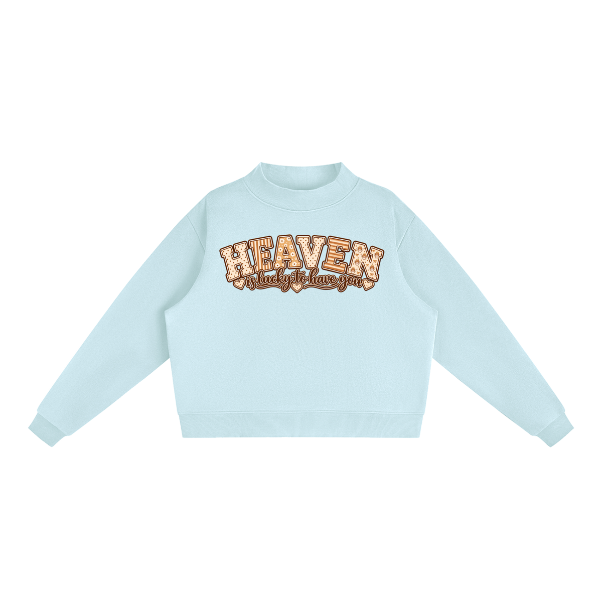 Nettys Lucky Fleece Mock-Neck