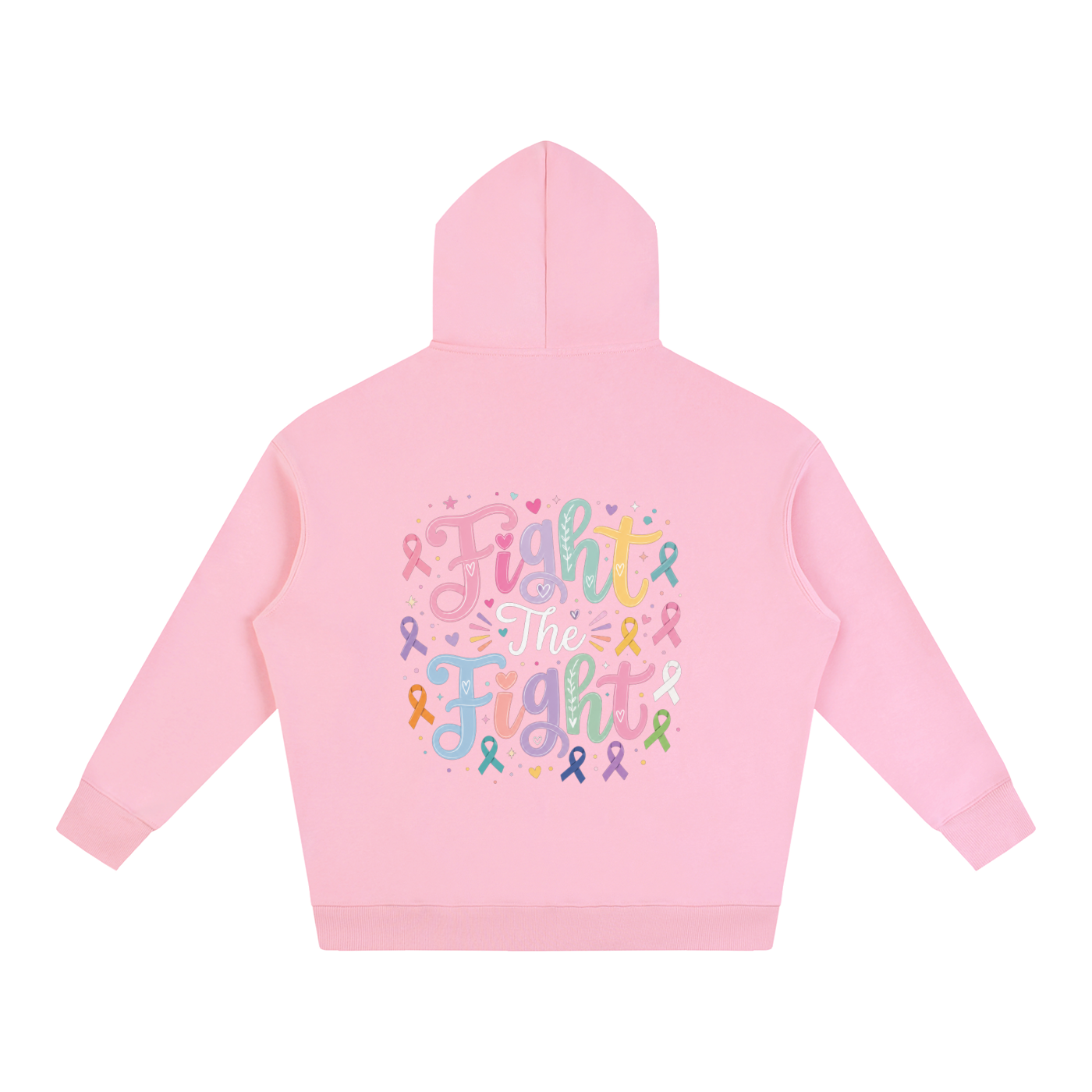 Nettys Fight The Fight Oversize Fleeced Hoodie