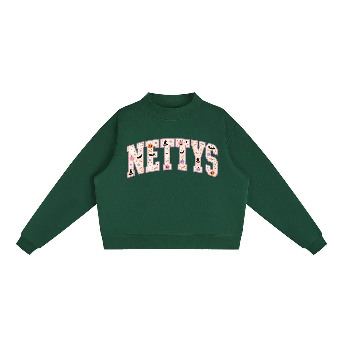Nettys Halloween Mock-Neck