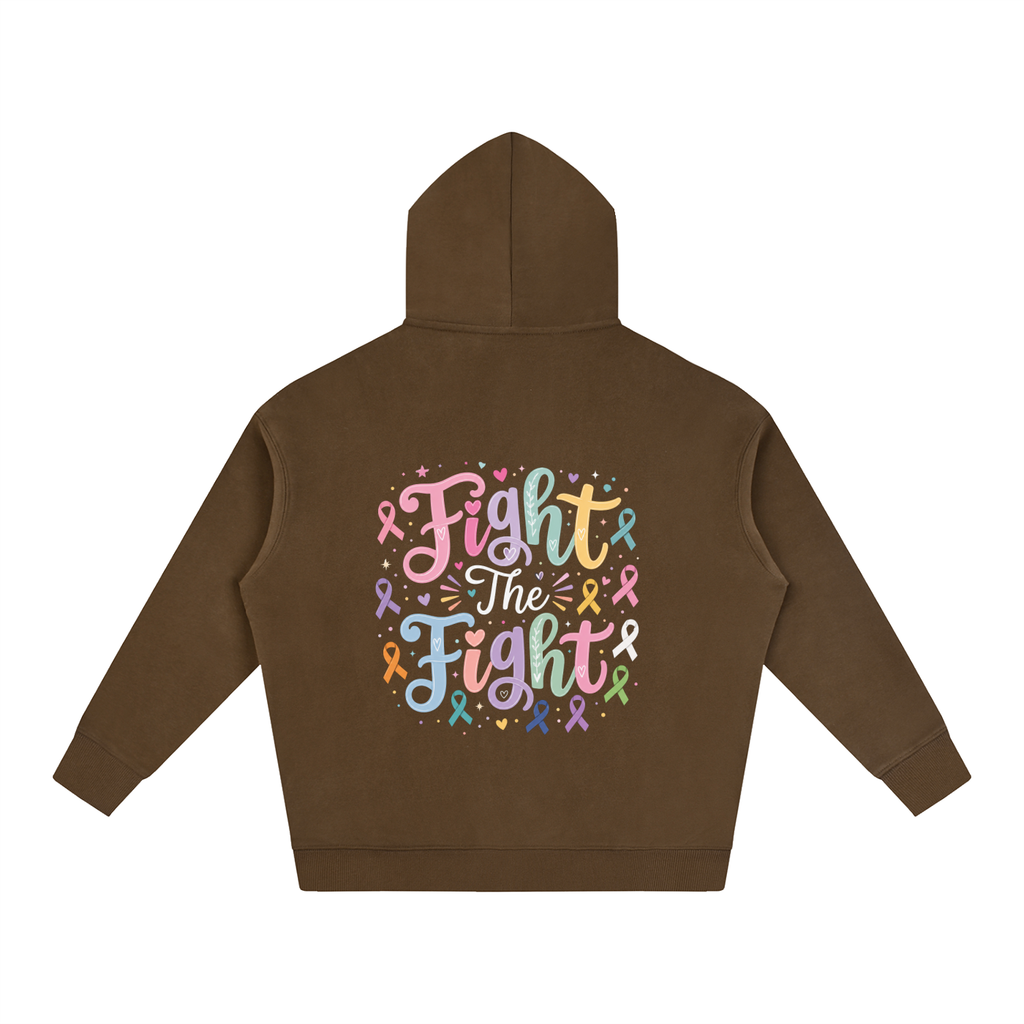 Nettys Fight The Fight Oversize Fleeced Hoodie
