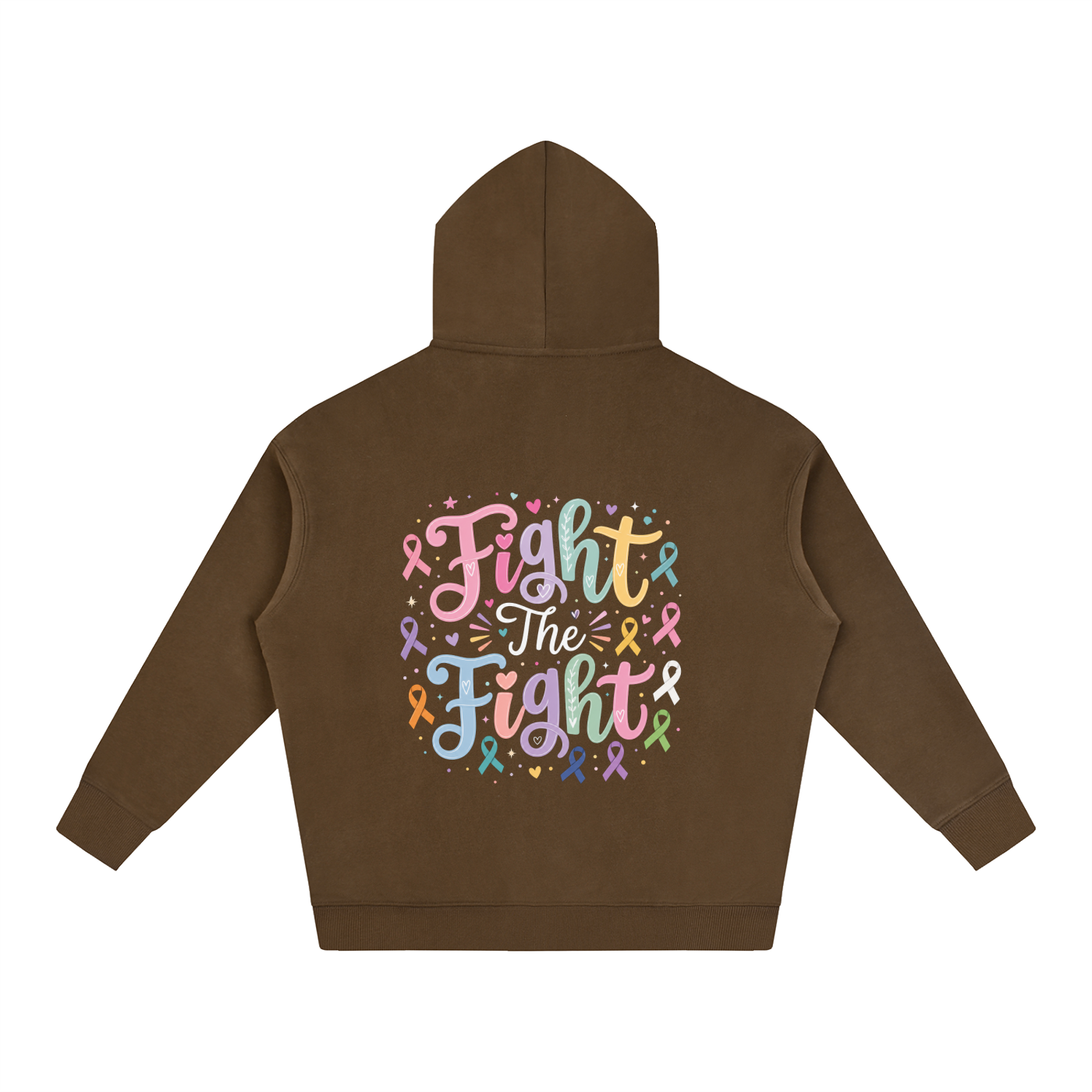 Nettys Fight The Fight Oversize Fleeced Hoodie