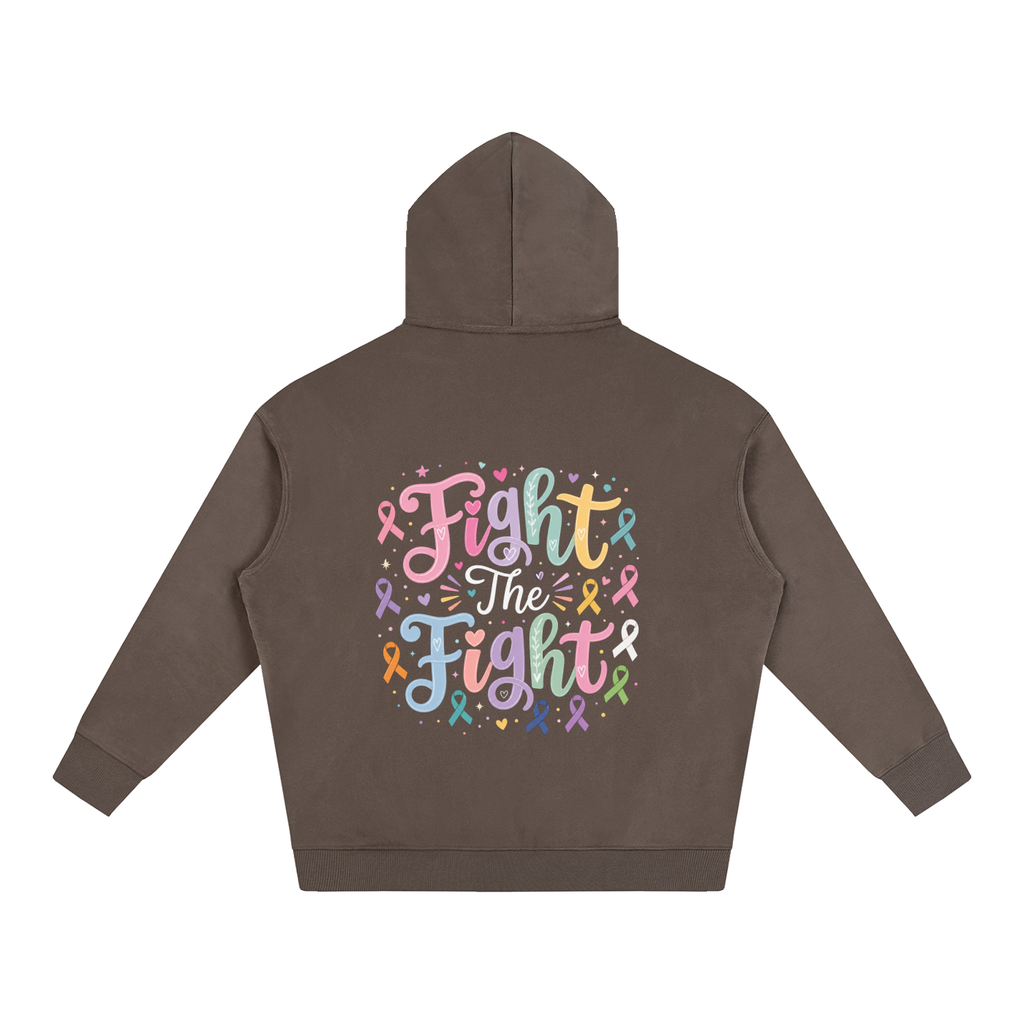 Nettys Fight The Fight Oversize Fleeced Hoodie
