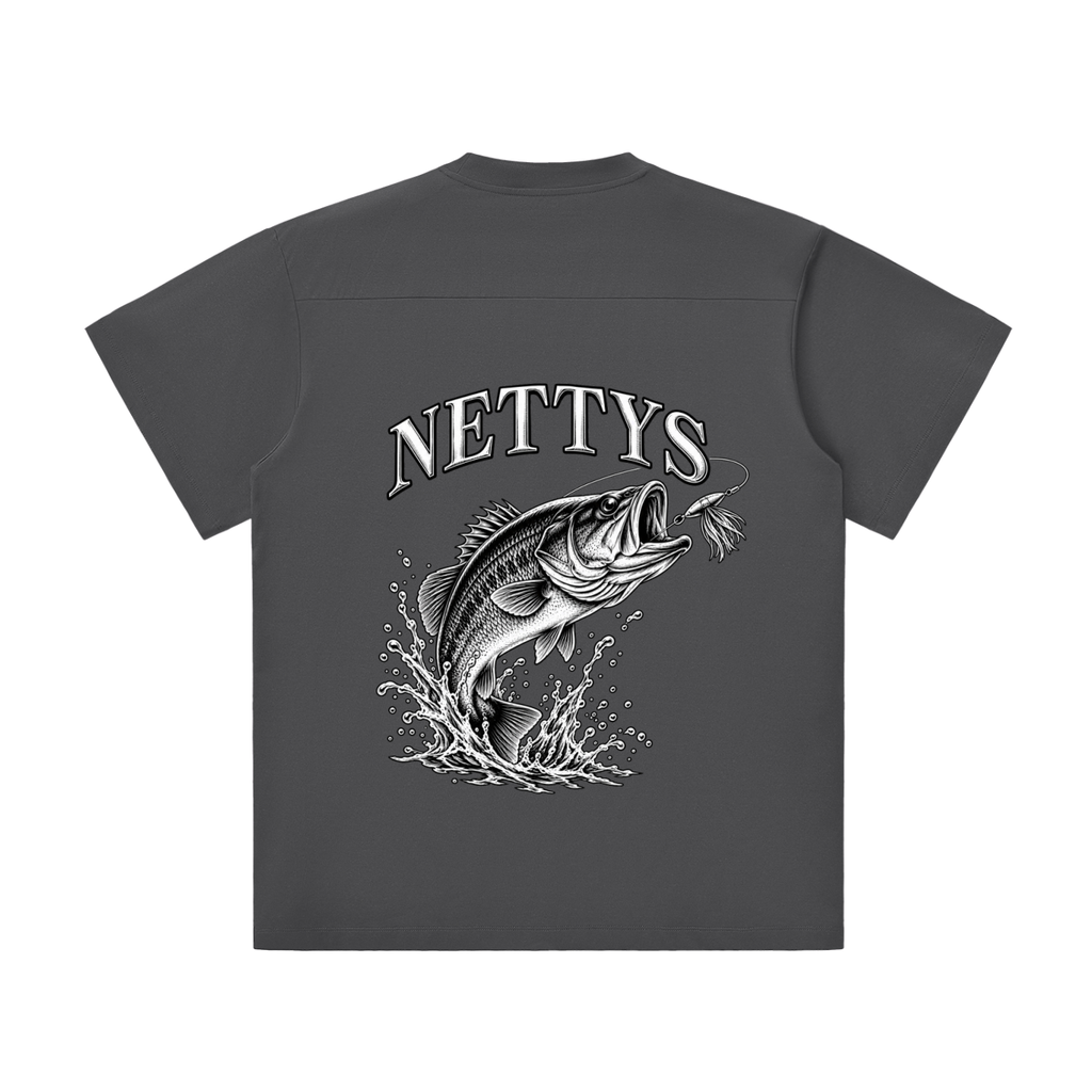Mens Fish Lightweight Oversized T-Shirt