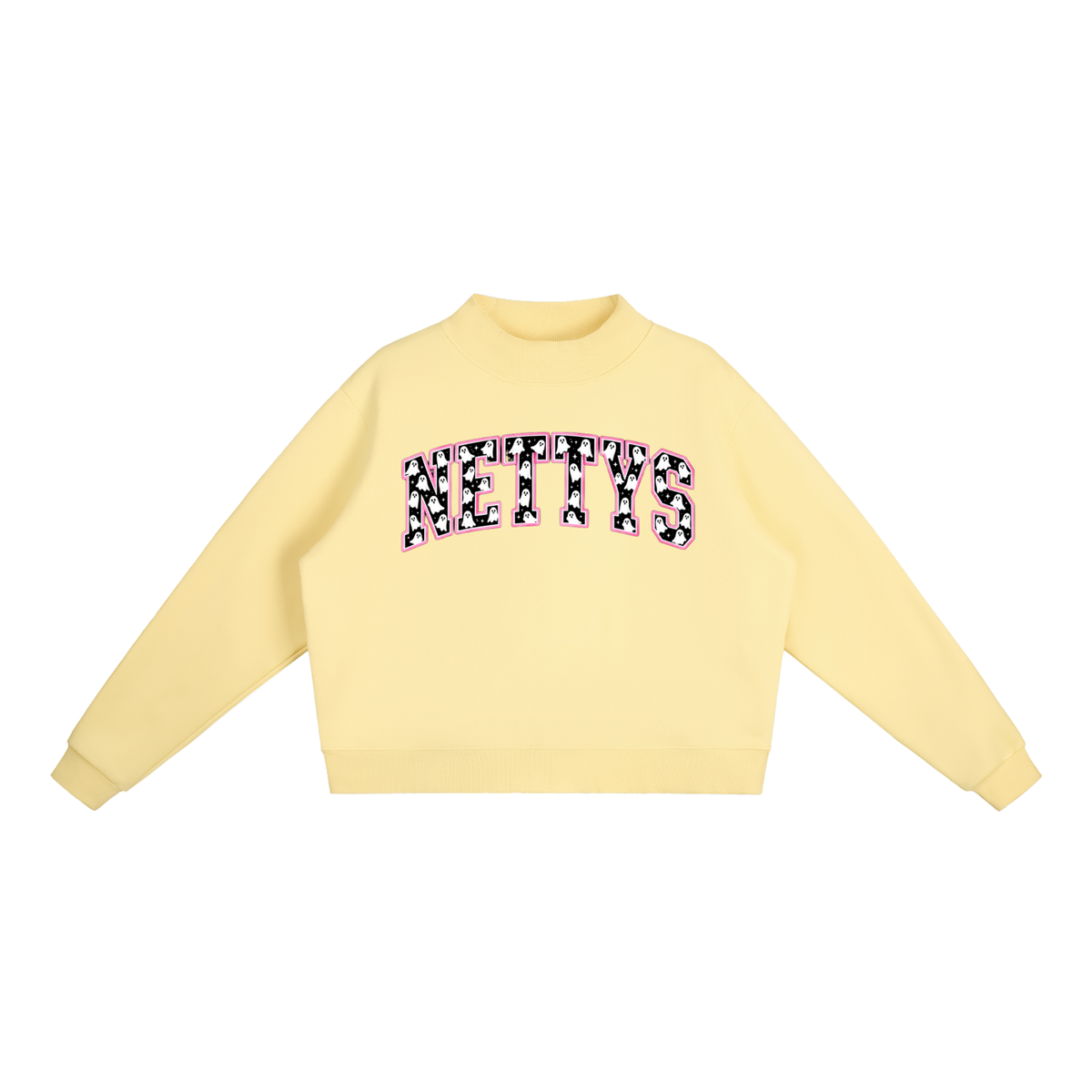 Nettys Ghost Fleece Mock-Neck